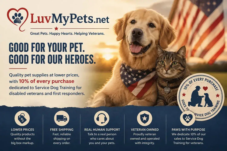 Pet Supplies That Care for Pets and Veterans