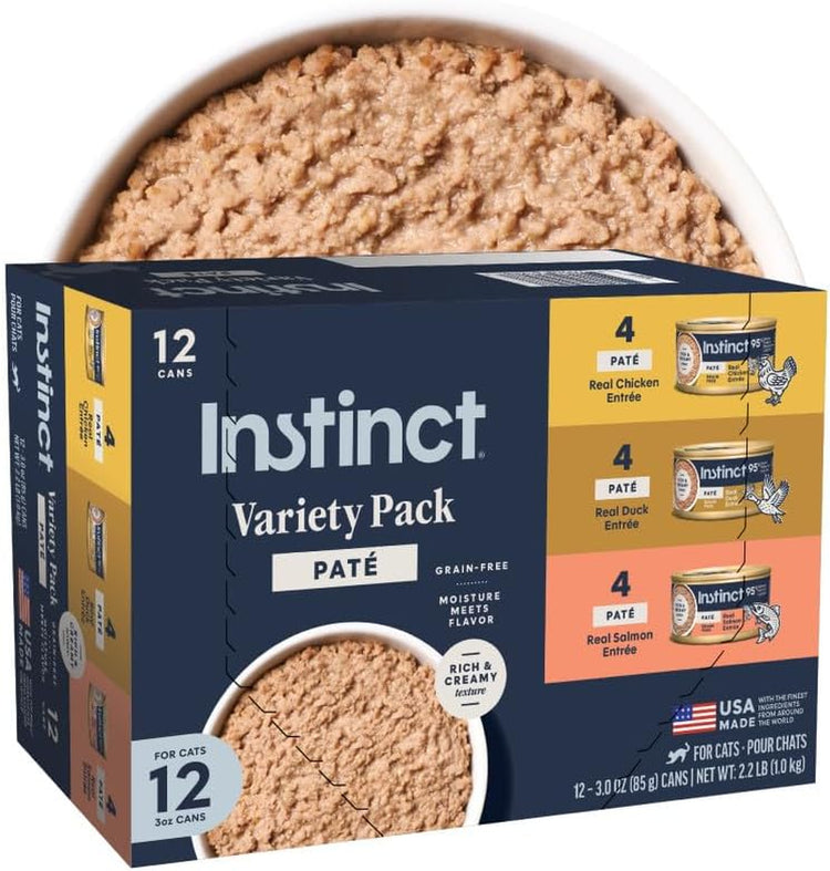 Nature's Variety Original Grain-Free Wet Cat Food Variety Pack - 12 Cans of Deliciousness for Your Feline Friend!