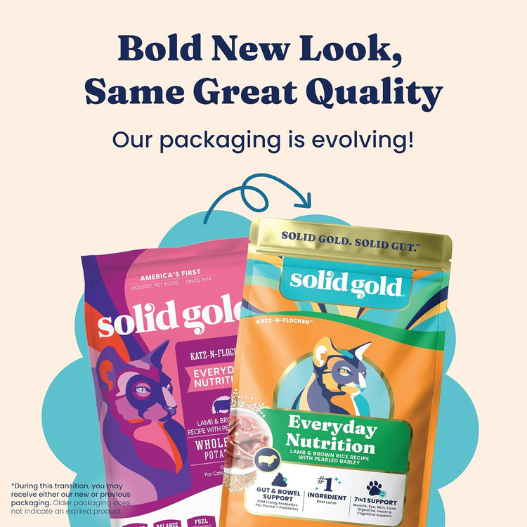 Premium Indoor Lamb Dry Cat Food with Probiotics for Kittens and Adults - 12 lb Bag