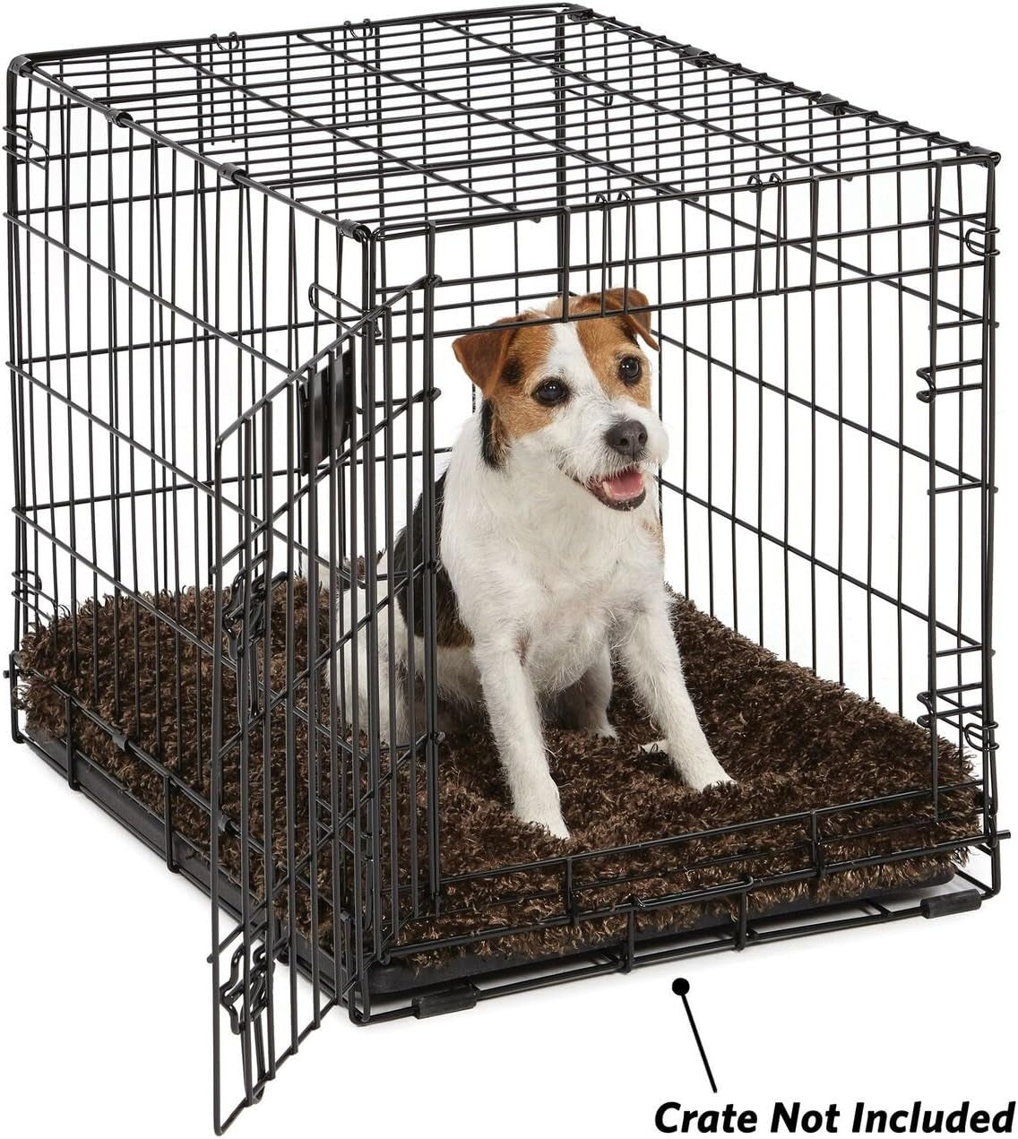 Ultra-Soft Quiettime Deluxe Coco Chic Pet Bed, Overstuffed and Machine Washable, Designed for 24-Inch Crates