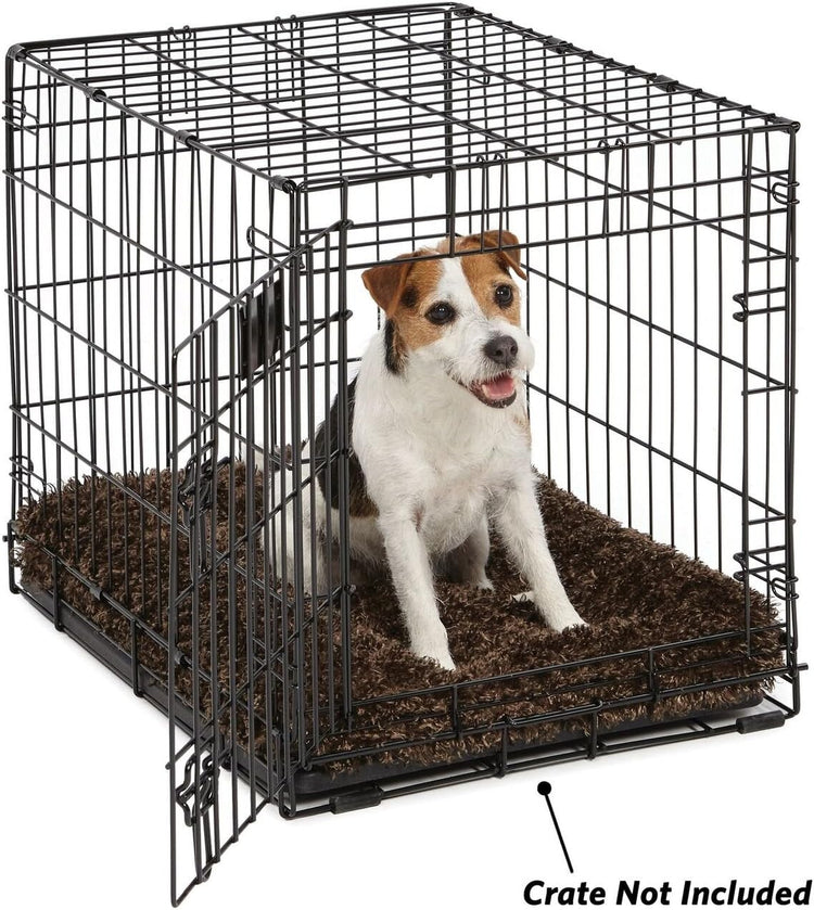 Ultra-Soft Quiettime Deluxe Coco Chic Pet Bed, Overstuffed and Machine Washable, Designed for 24-Inch Crates