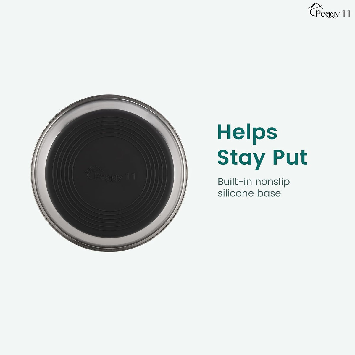 Premium Lightweight Stainless Steel Pet Bowls, 3-Cup Capacity Each, Set of 2