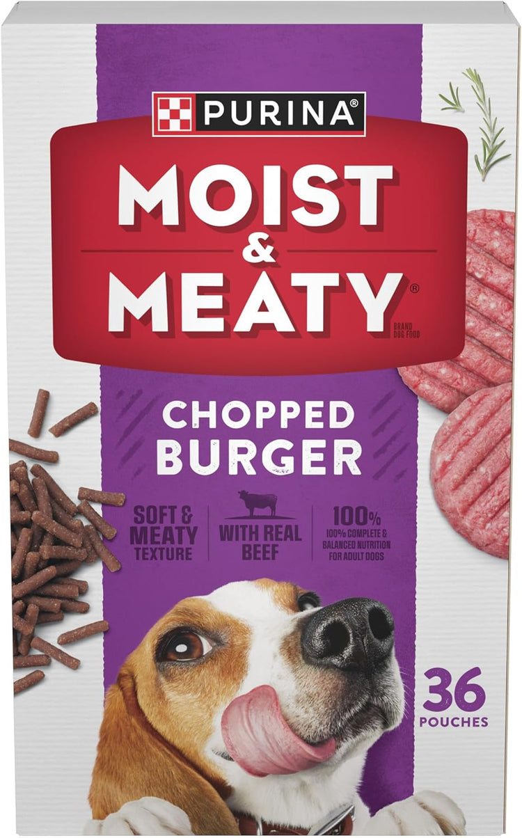 Premium Soft Dog Food Pouches - 36 Count