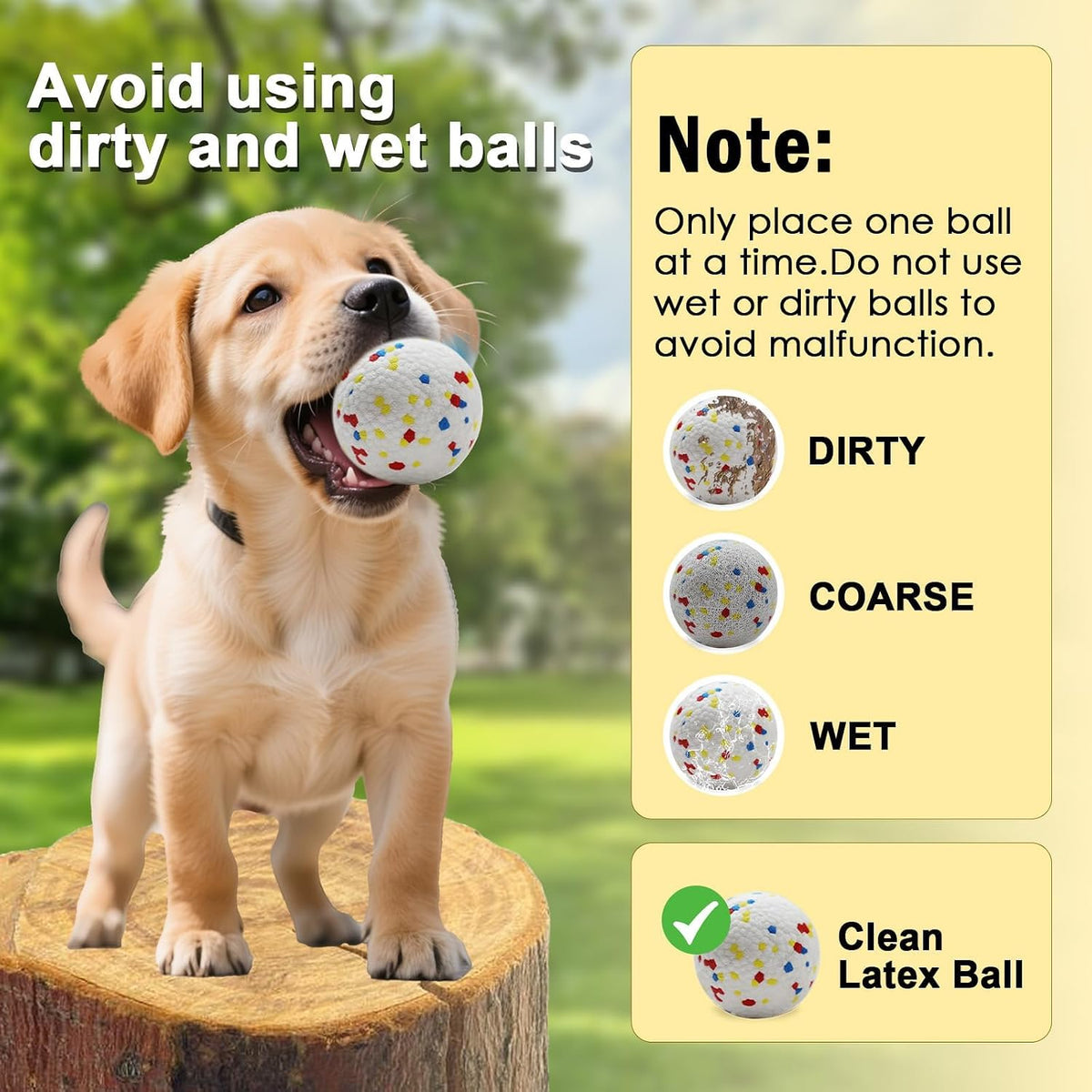 Automatic Dog Ball Launcher with Adjustable Range of 20-45FT, Interactive Fetch Toy for Small and Medium Dogs, Includes Three 2.3-Inch ETPU Balls for Indoor and Outdoor Use