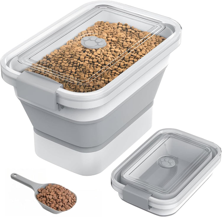 Collapsible Airtight Dog Food Storage Container (10-13 lbs)