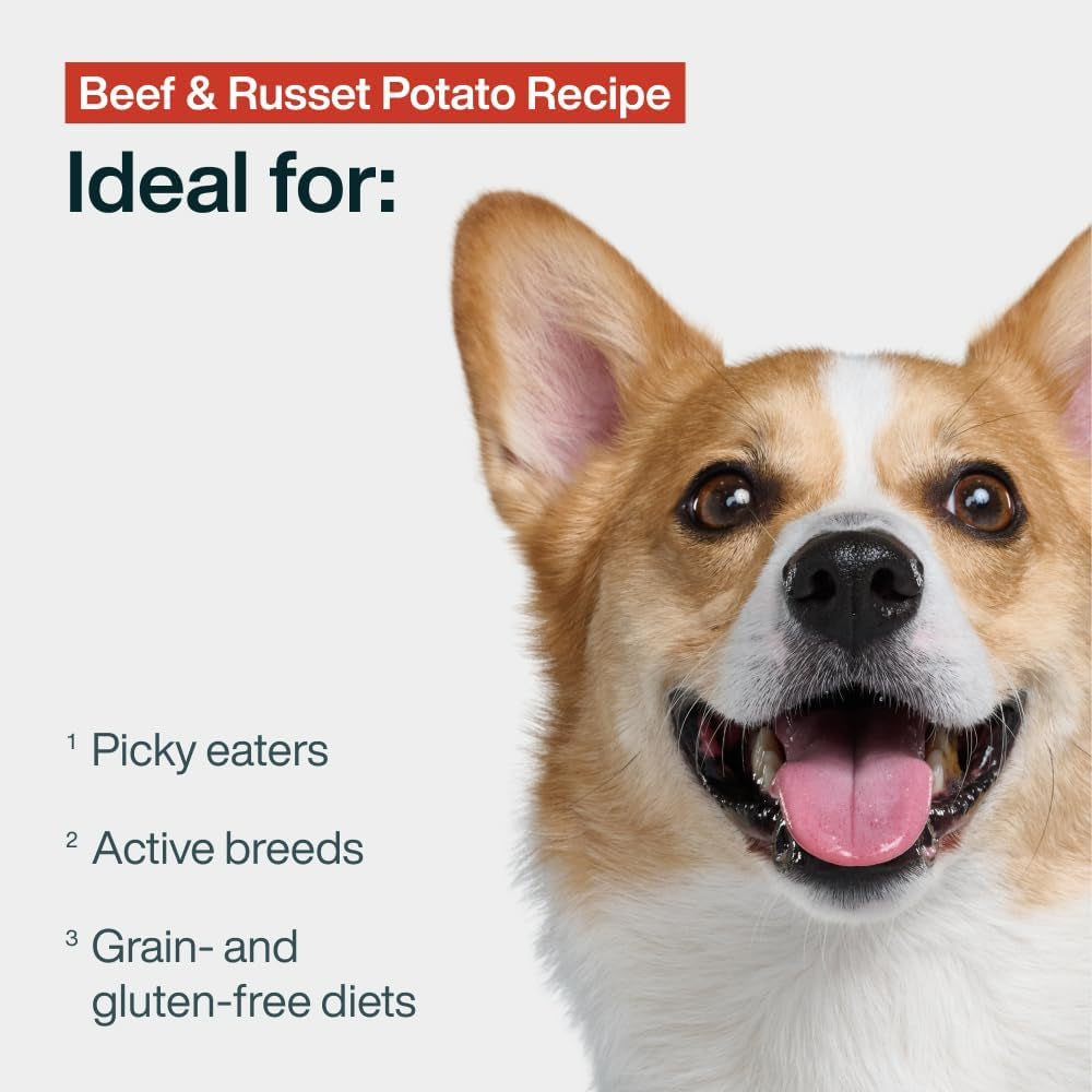 Pantry Fresh Human-Grade Beef & Russet Potato Wet Dog Food, Complete Meal or Topper, 12.5 Oz (Pack of 6)