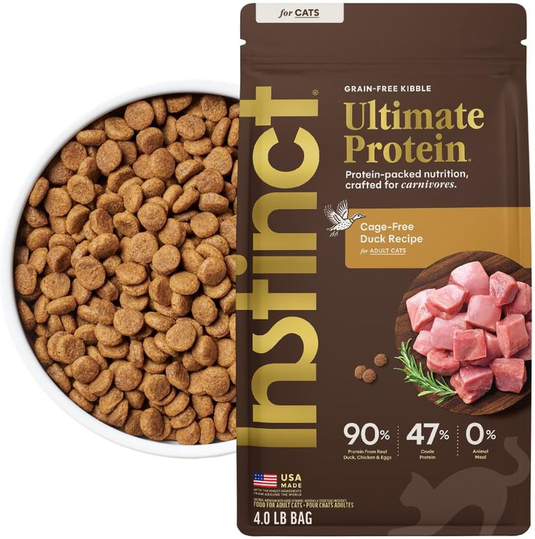 Premium Cage-Free Duck Protein Cat Food - 4 lb Bag
