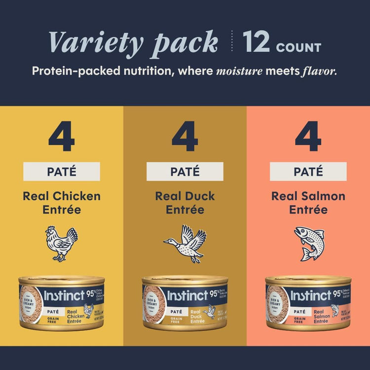 Nature's Variety Original Grain-Free Wet Cat Food Variety Pack - 12 Cans of Deliciousness for Your Feline Friend!