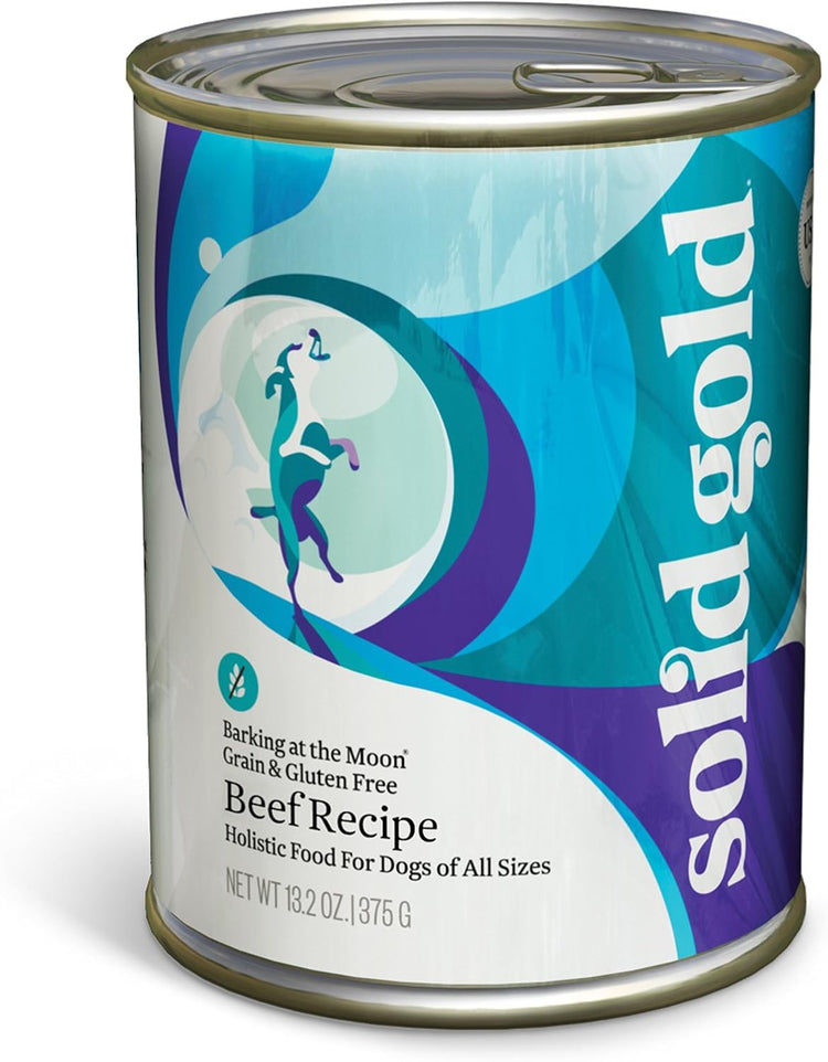 Premium Grain-Free Wet Dog Food with Real Beef - 12 Cans (13.2 oz each)