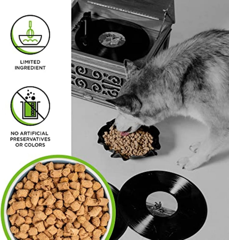 Liberty Freeze-Dried Pork Dog Food Topper & Treats - 97% Meat and Organs, No Refrigeration Required, Made in the USA, 12 Oz