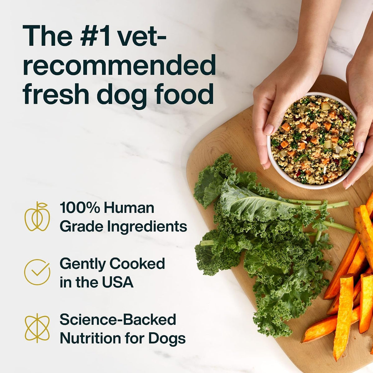Frozen Fresh Dog Food for Sensitive Skin - 7-Pack for Optimal Skin and Coat Health