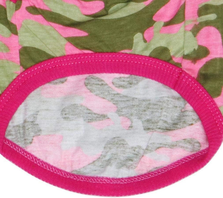 Soft Summer Vest for Dogs - Cute Camo Tank Tops and Sweatshirts for Small to Medium Breeds