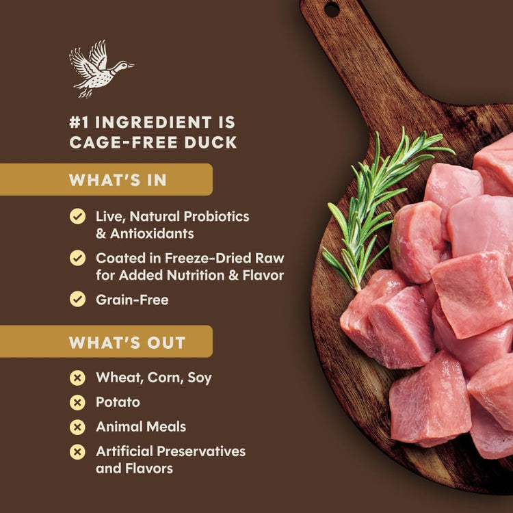 Premium Cage-Free Duck Protein Cat Food - 4 lb Bag