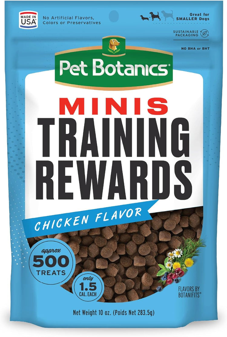 Mini Soft & Chewy Dog Training Treats, Chicken Flavor, 10 Oz