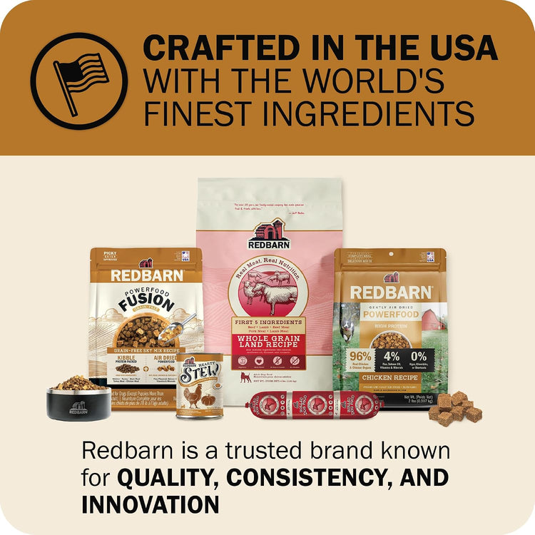 Redbarn Air-Dried Powerfood Fusion Grain-Free Kibble, Sky Mix Recipe, 3.5 lb Bag