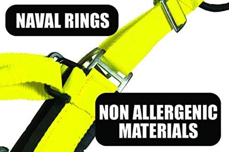 Adjustable Pro Harness for Large Dogs - Blue Dog Pulling Harness Ideal for Canine Joring
