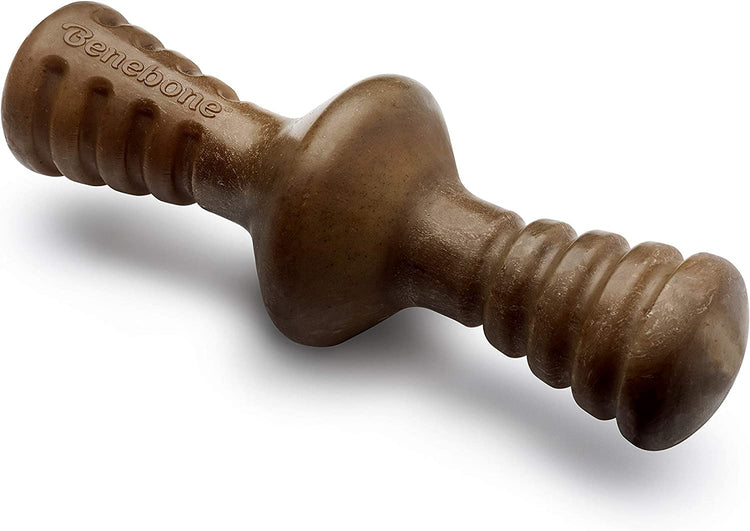 Zaggler Giant Dog Chew Toy for Aggressive Chewers with Real Bacon Flavor