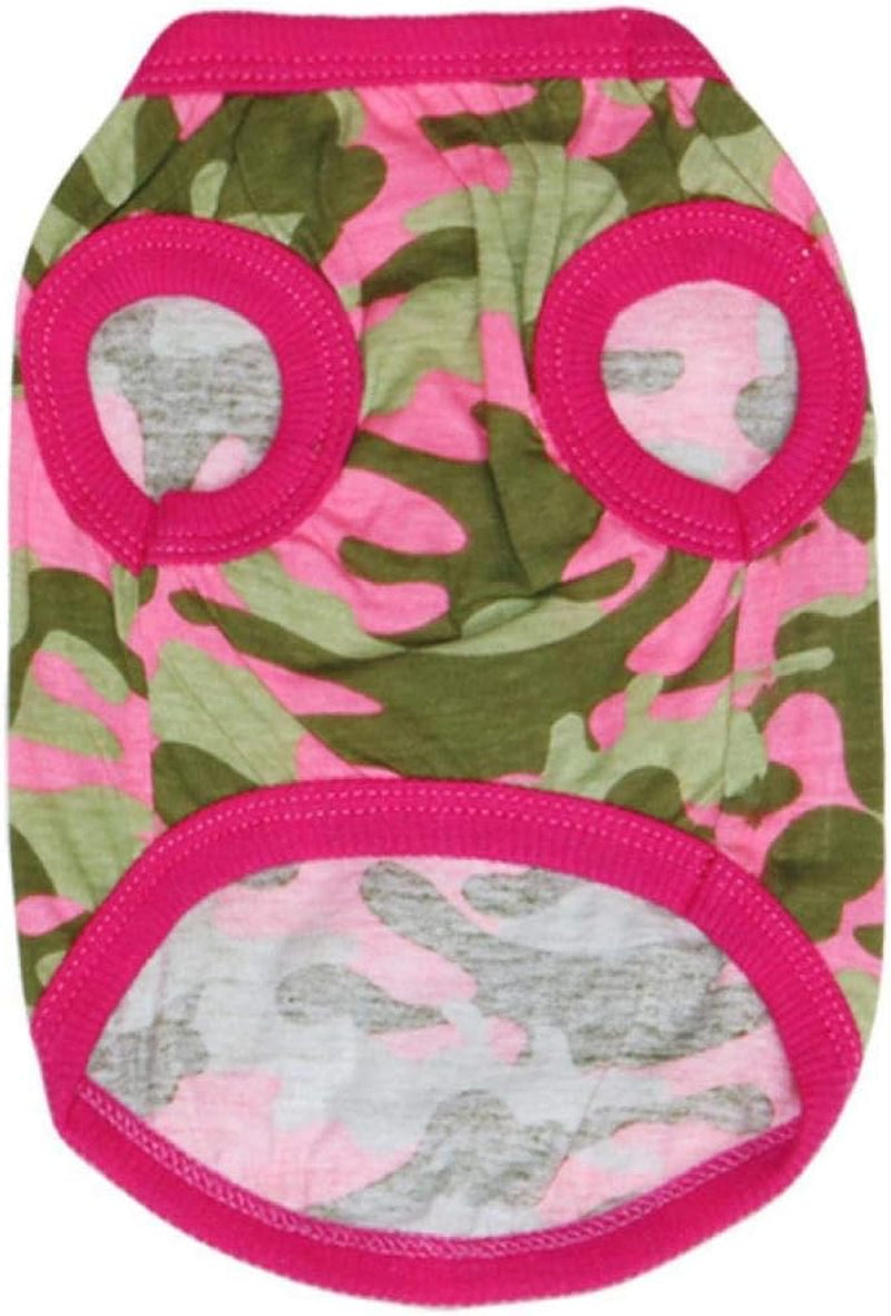 Soft Summer Vest for Dogs - Cute Camo Tank Tops and Sweatshirts for Small to Medium Breeds