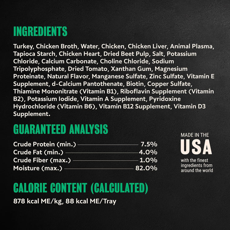 Turkey Recipe Wet Dog Food Filets in Gravy, 3.5 Oz, 24-Pack
