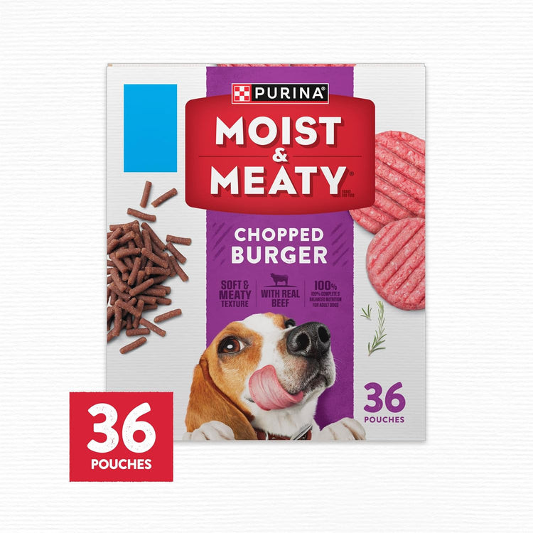 Premium Soft Dog Food Pouches - 36 Count